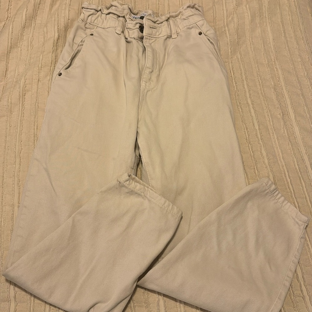 Tan Baggy Jeans
